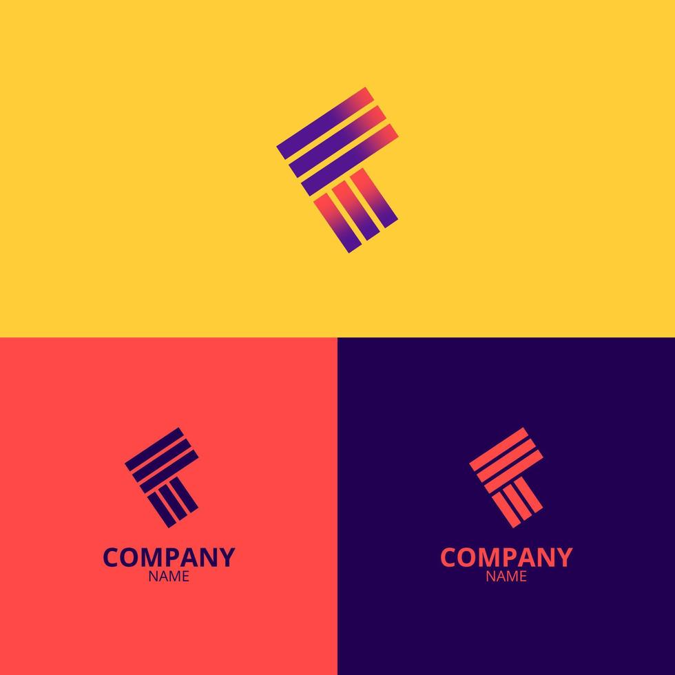 The C Letter Logo Template with an elegant and professional purple and pink gradient color blend theme is perfect for your company identity vector