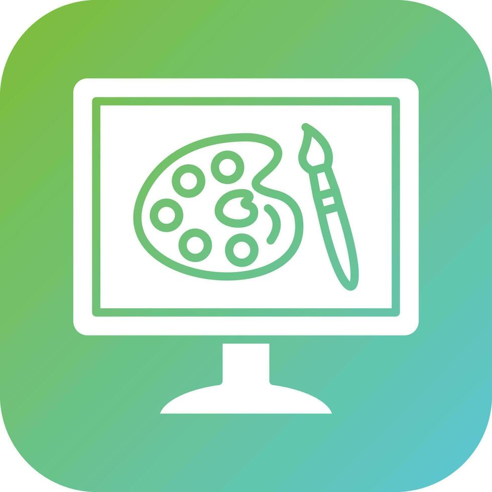 Digital Artwork Vector Icon Style