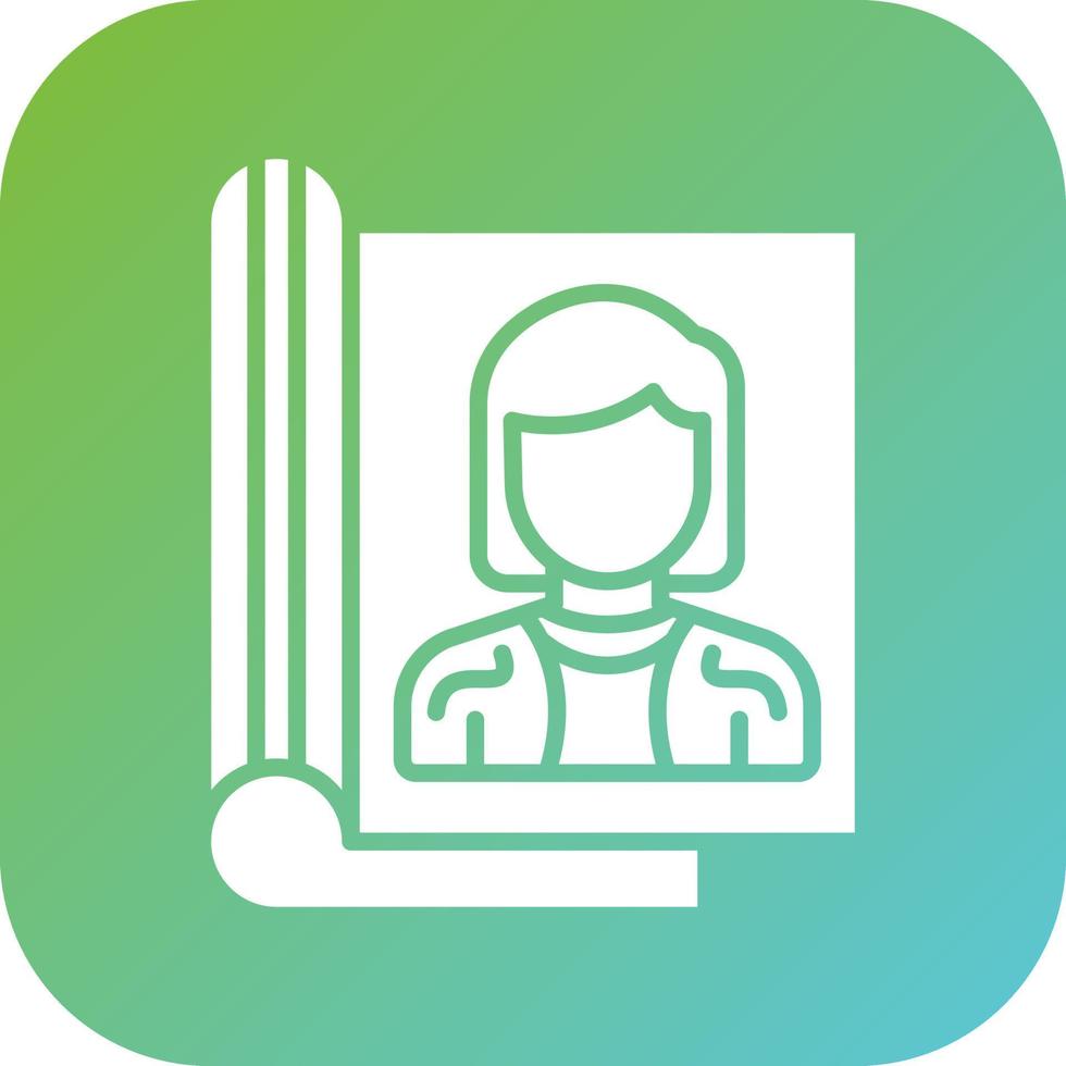 Cover Photo Vector Icon Style