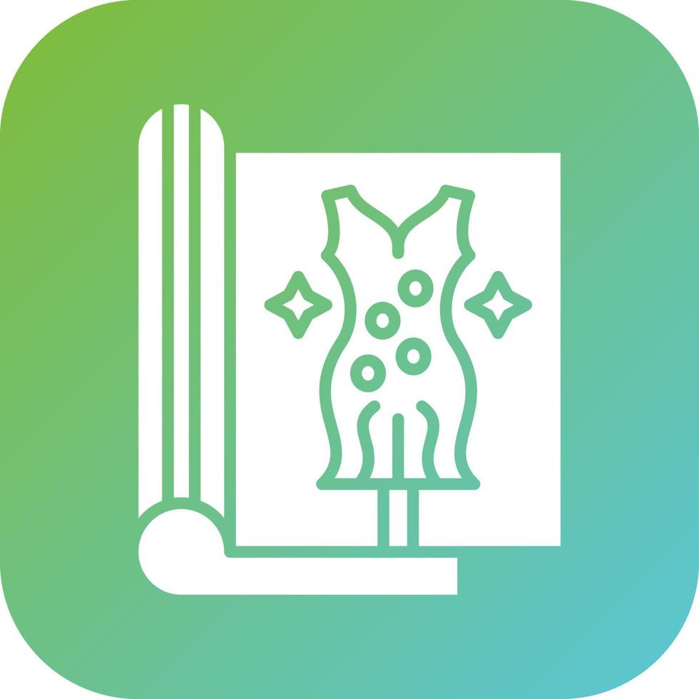 Fashion Magazine Vector Icon Style