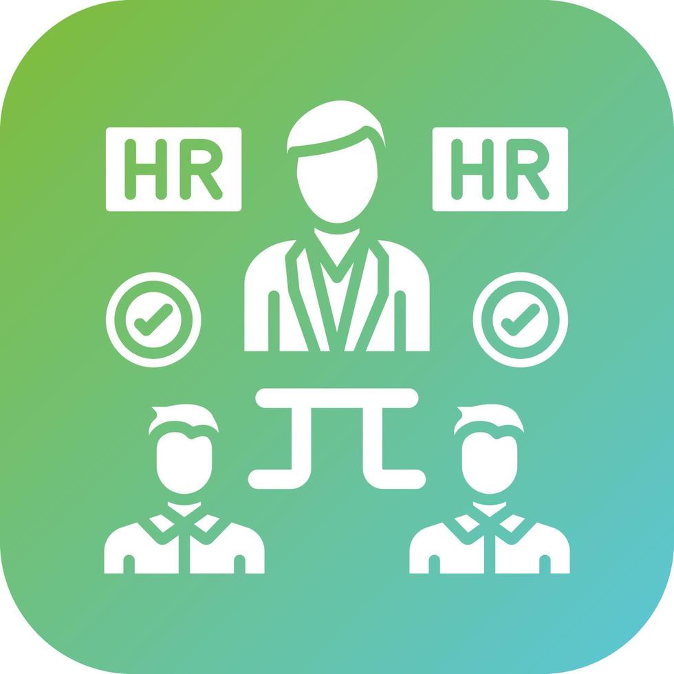 Hiring Manager Vector Icon Style