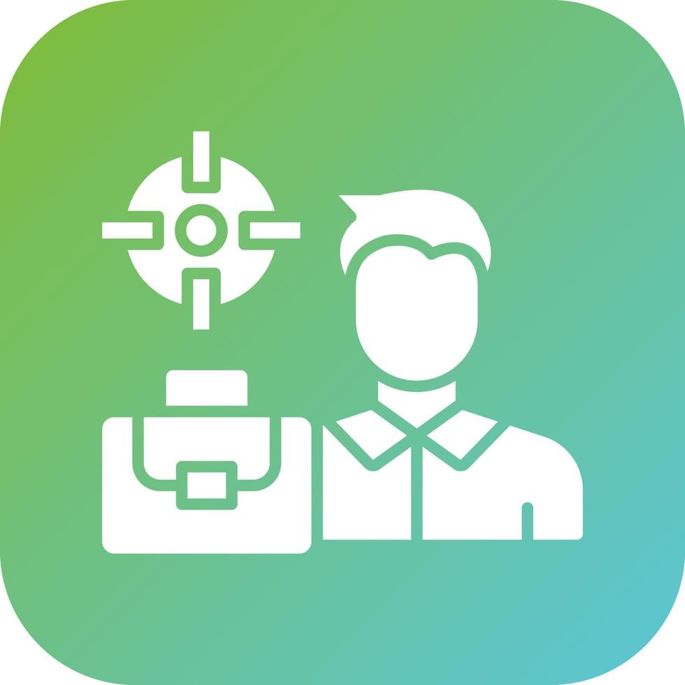 Career Goal Vector Icon Style