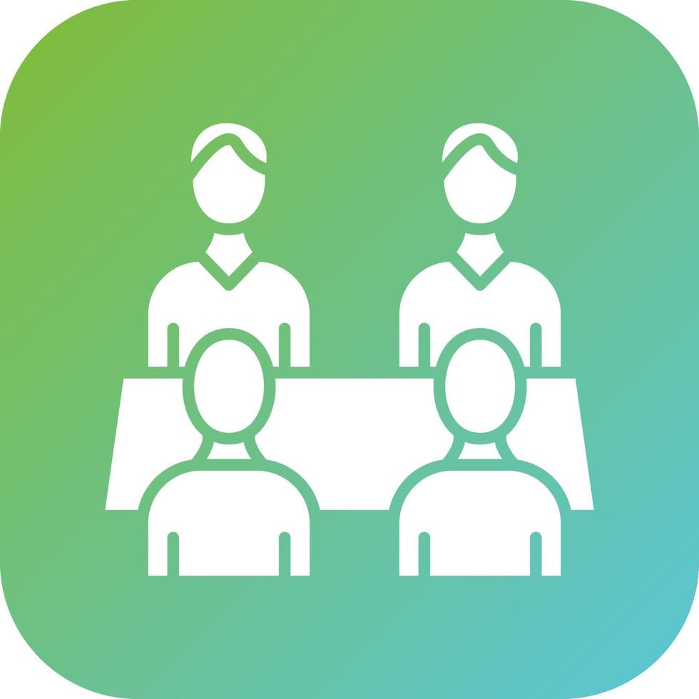 Board Of Directors Vector Icon Style