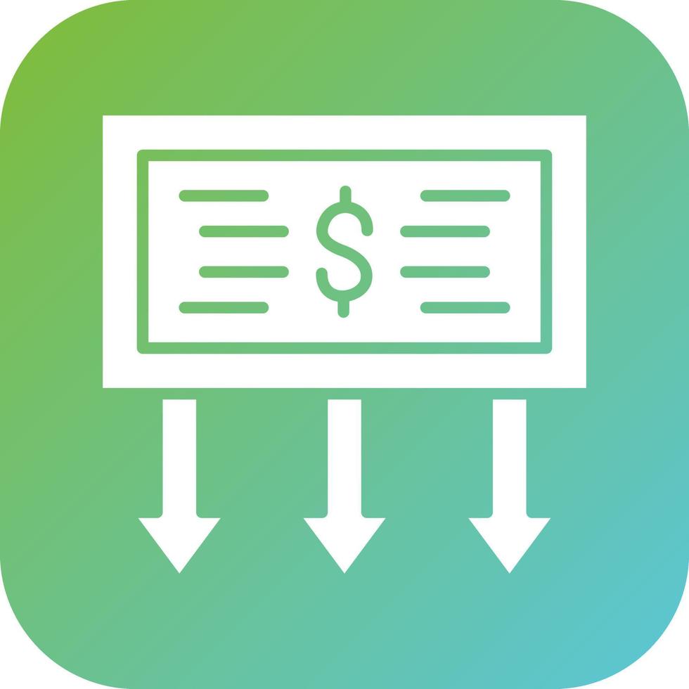 Receive Amount Vector Icon Style