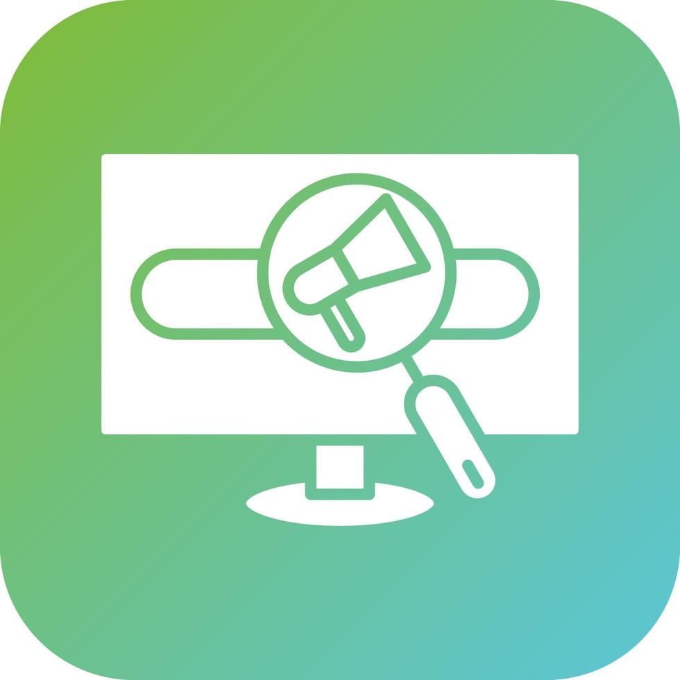 Search Engine Marketing Vector Icon Style