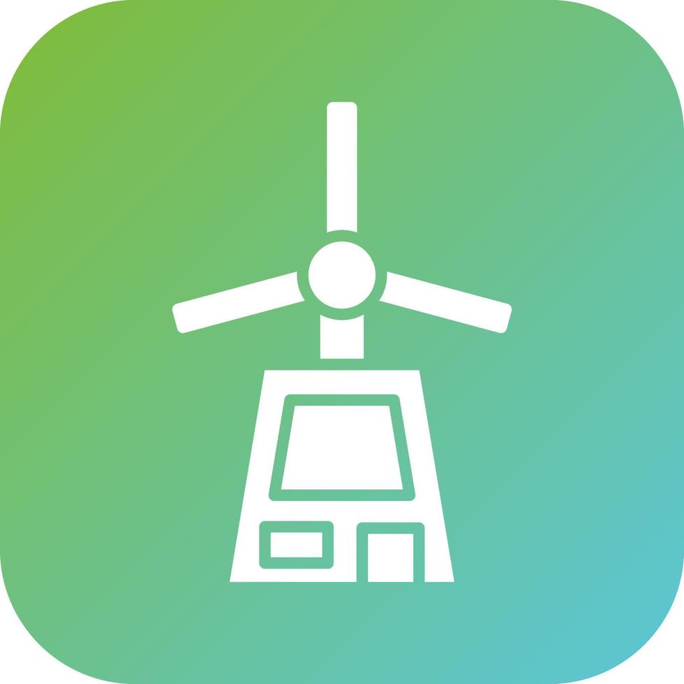 Windmill Vector Icon Style