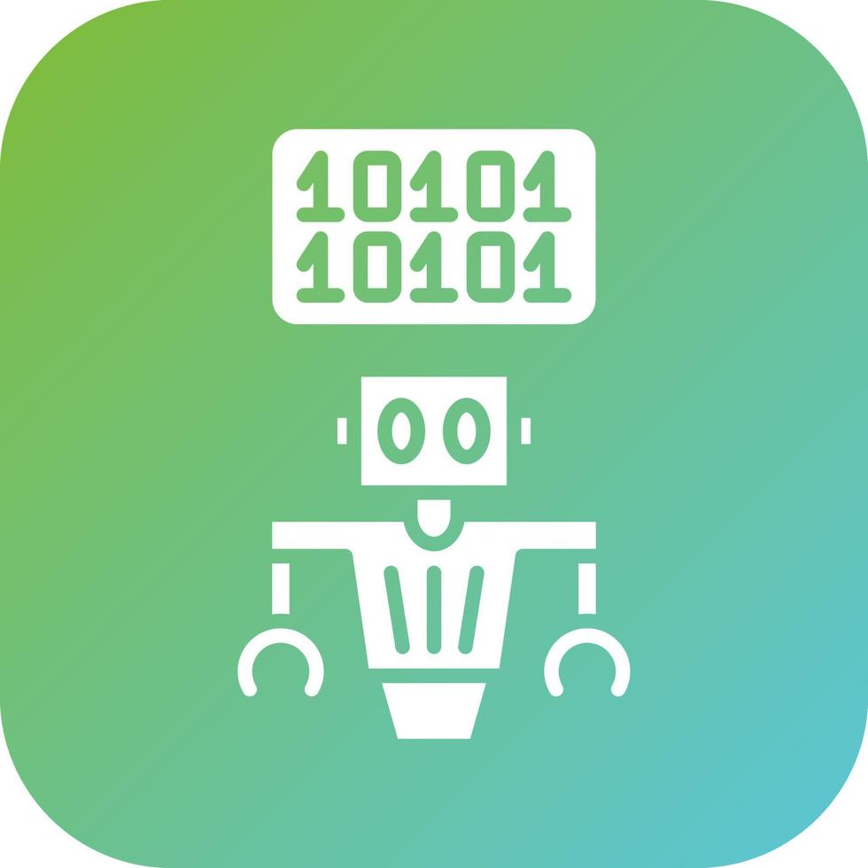 Binary Code Vector Icon Style