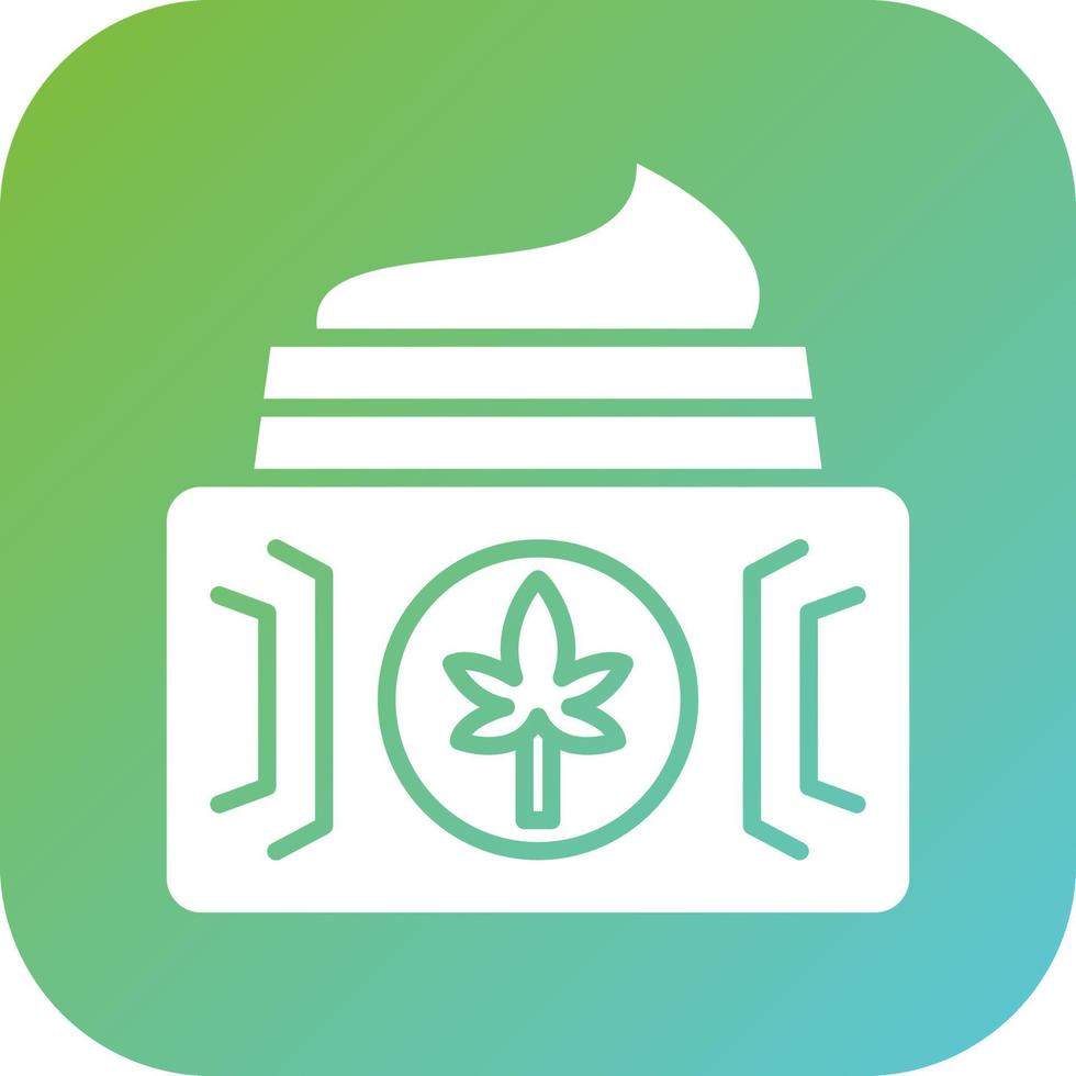 Cbd Cream Vector Icon Style