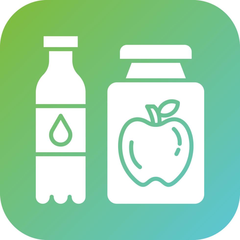 Functional Food Beverage Vector Icon Style