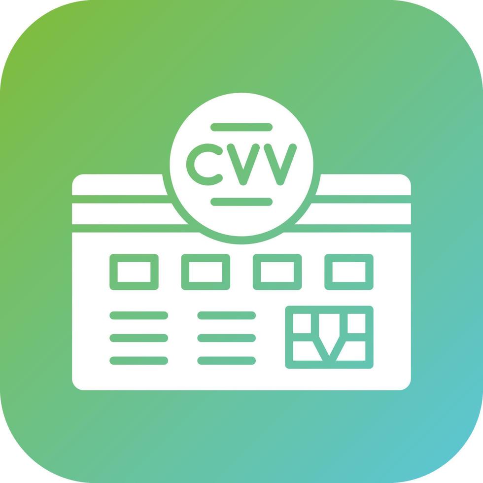 Cvv Vector Icon Style