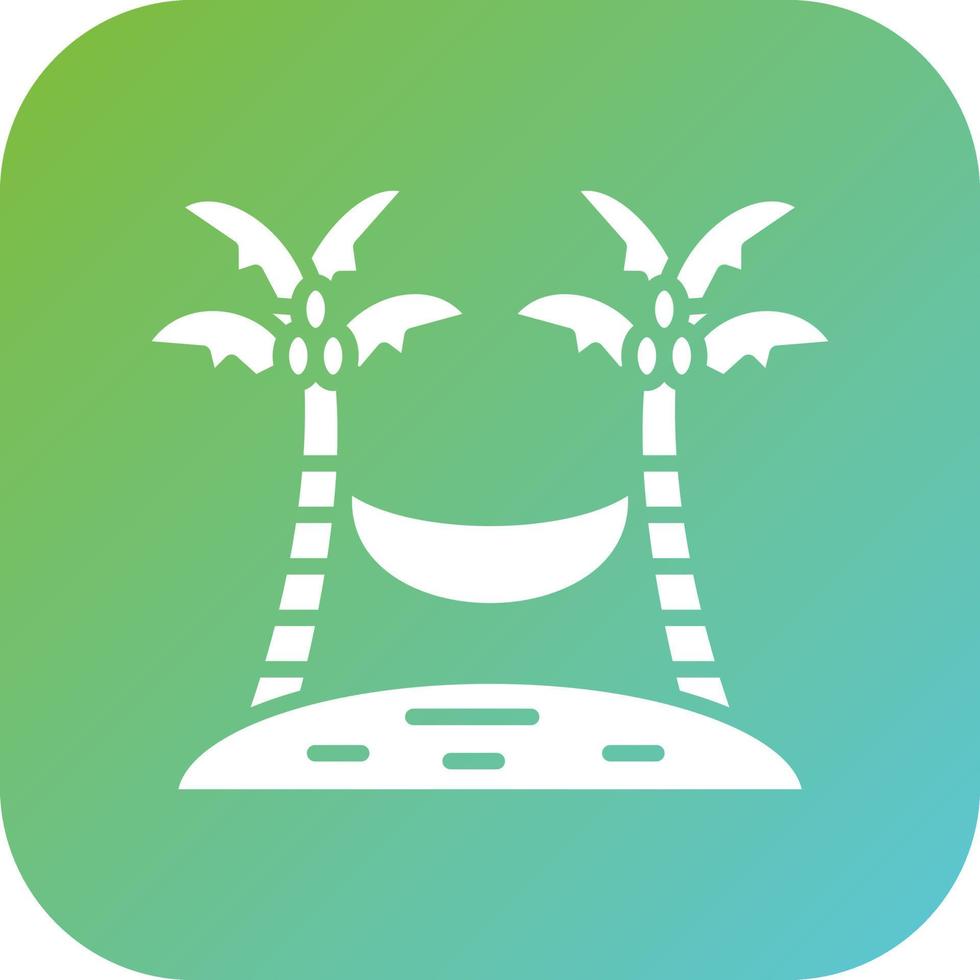 Hammock Vector Icon Style