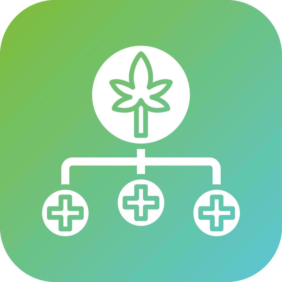 Cbd Benefits Vector Icon Style