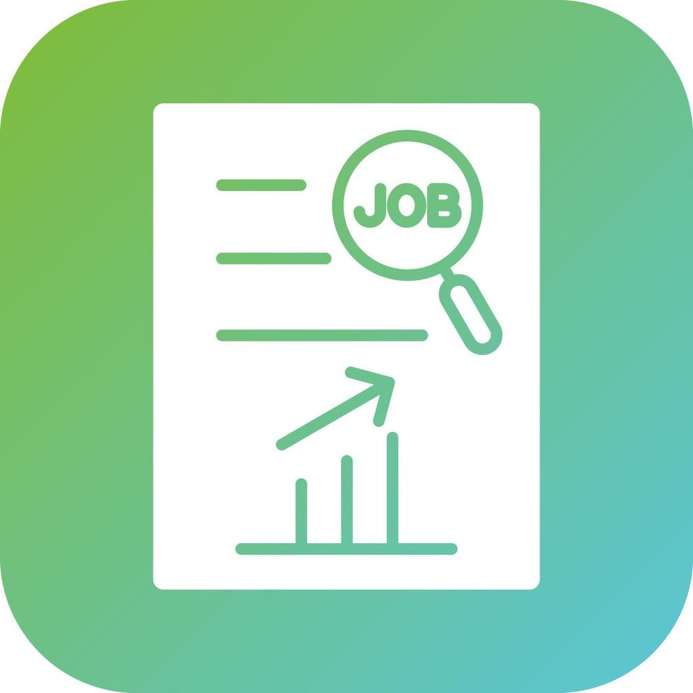 Job Analysis Vector Icon Style