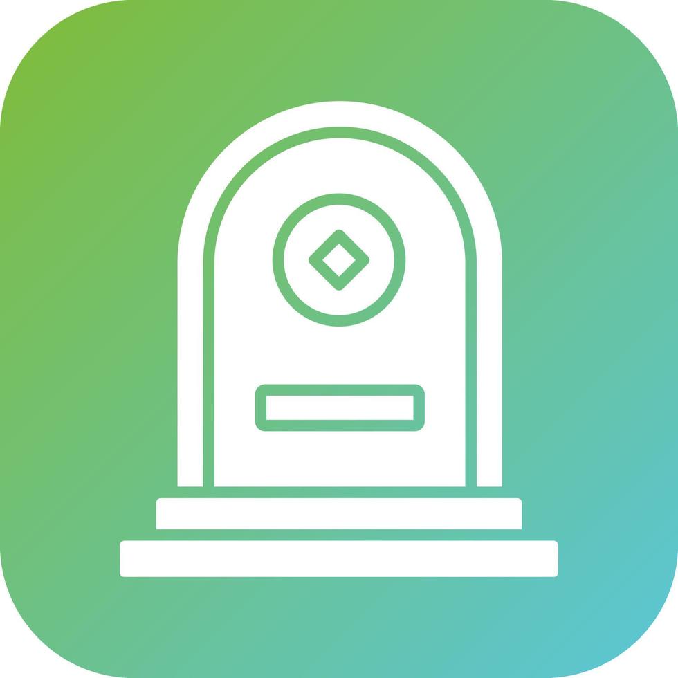 Tomb Vector Icon Style