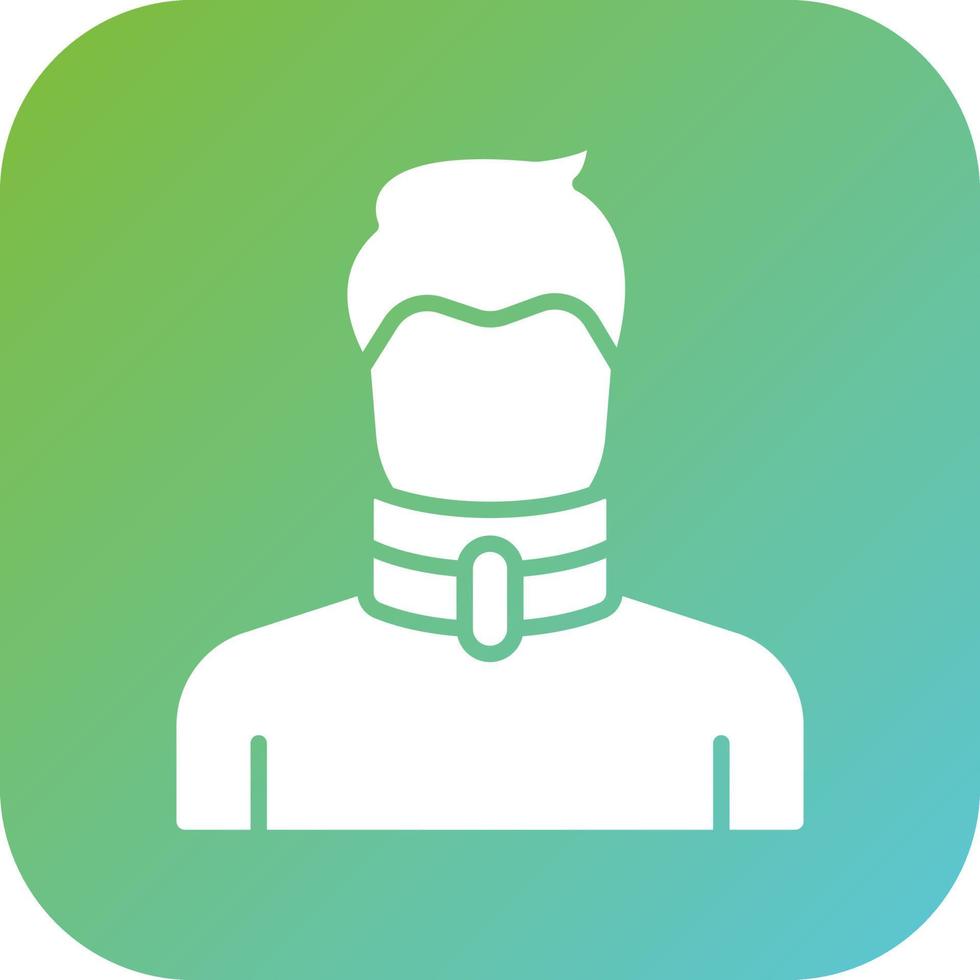 Broken Neck Vector Icon Style