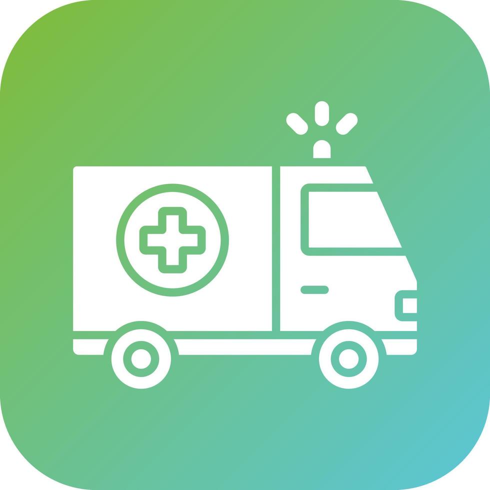 Ambulance Vector Icon Style