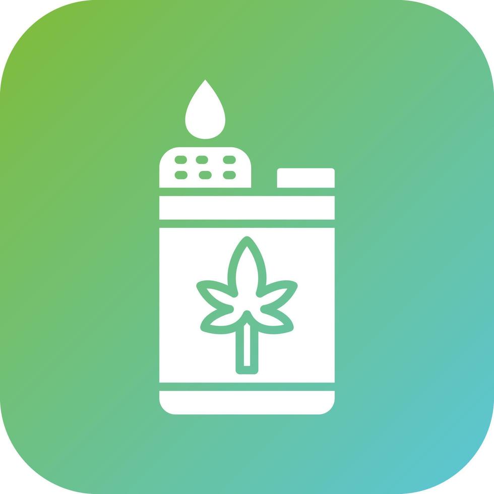 Cbd Vaping Vector Icon Style