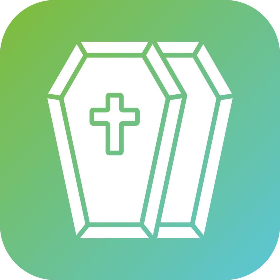 Coffin Vector Icon Style