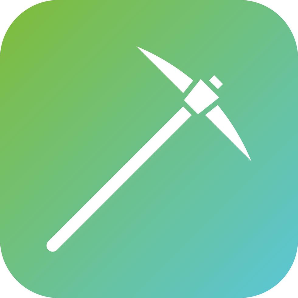 Pickaxe Vector Icon Style