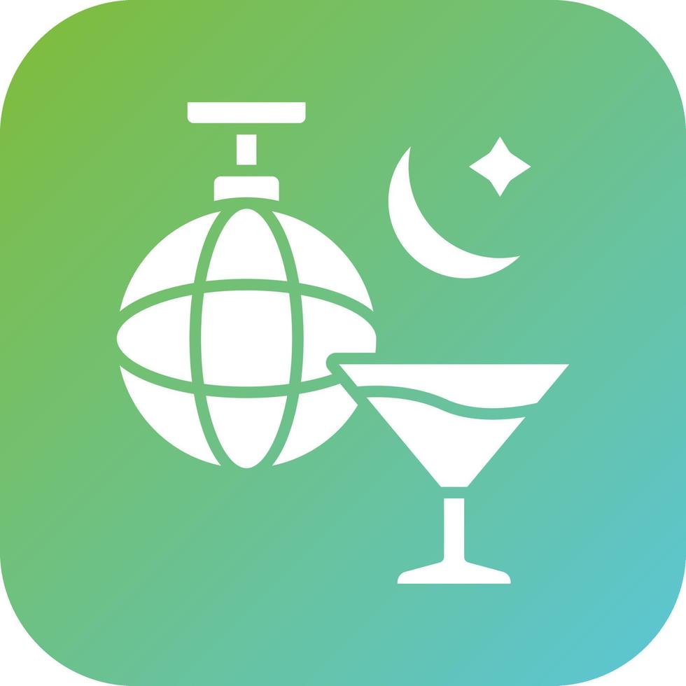Nightlife Vector Icon Style