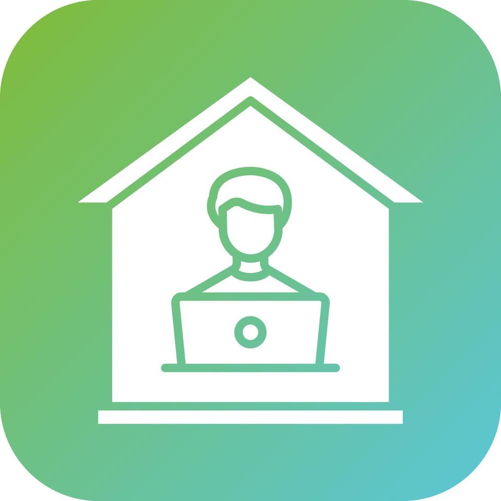 House Sitting Vector Icon Style