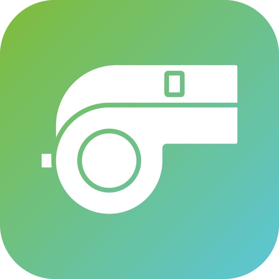 Whistle Vector Icon Style