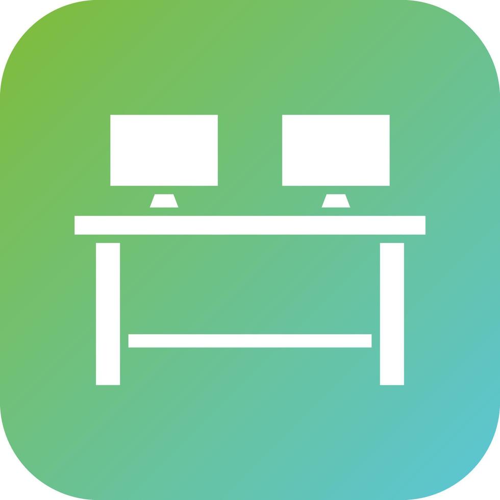 Co Work Space Vector Icon Style