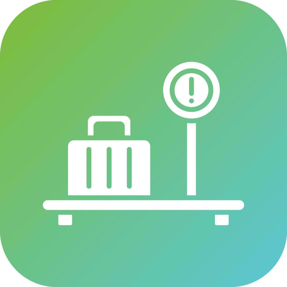 Excess Baggage Vector Icon Style