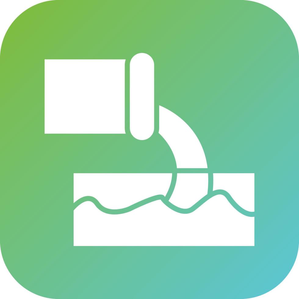 Factory Waste Vector Icon Style