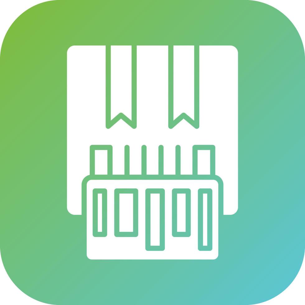 Stock Keeping Unit Vector Icon Style