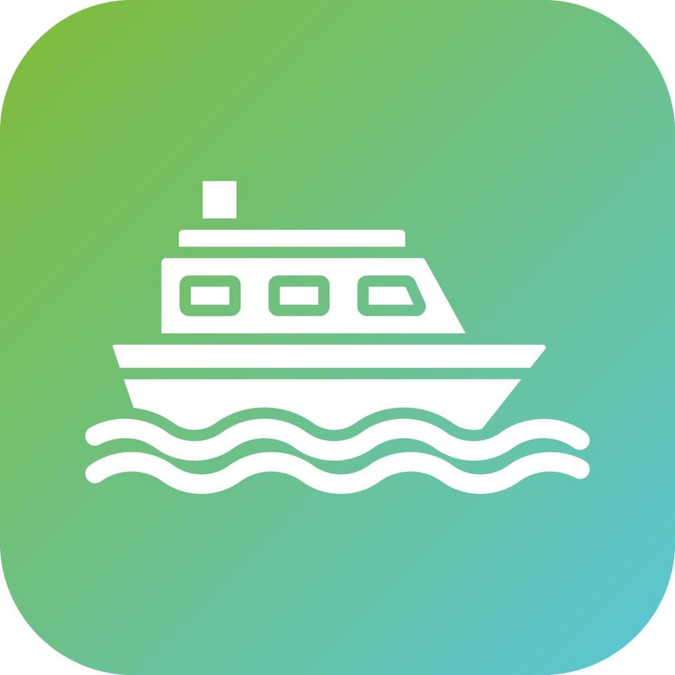 Boat Vector Icon Style