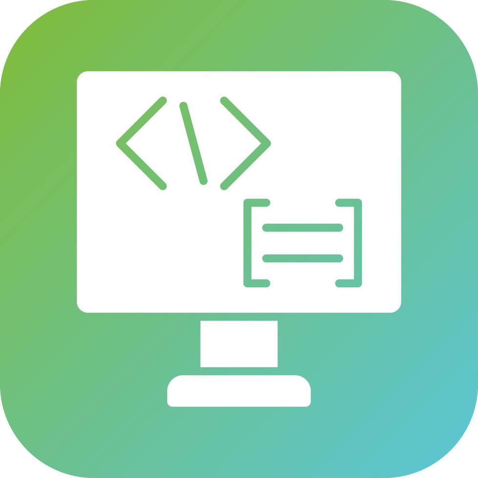 Coding Language Vector Icon Style