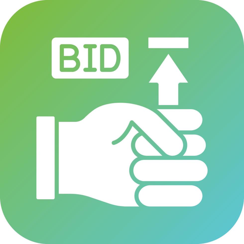 Maximum Bid Vector Icon Style
