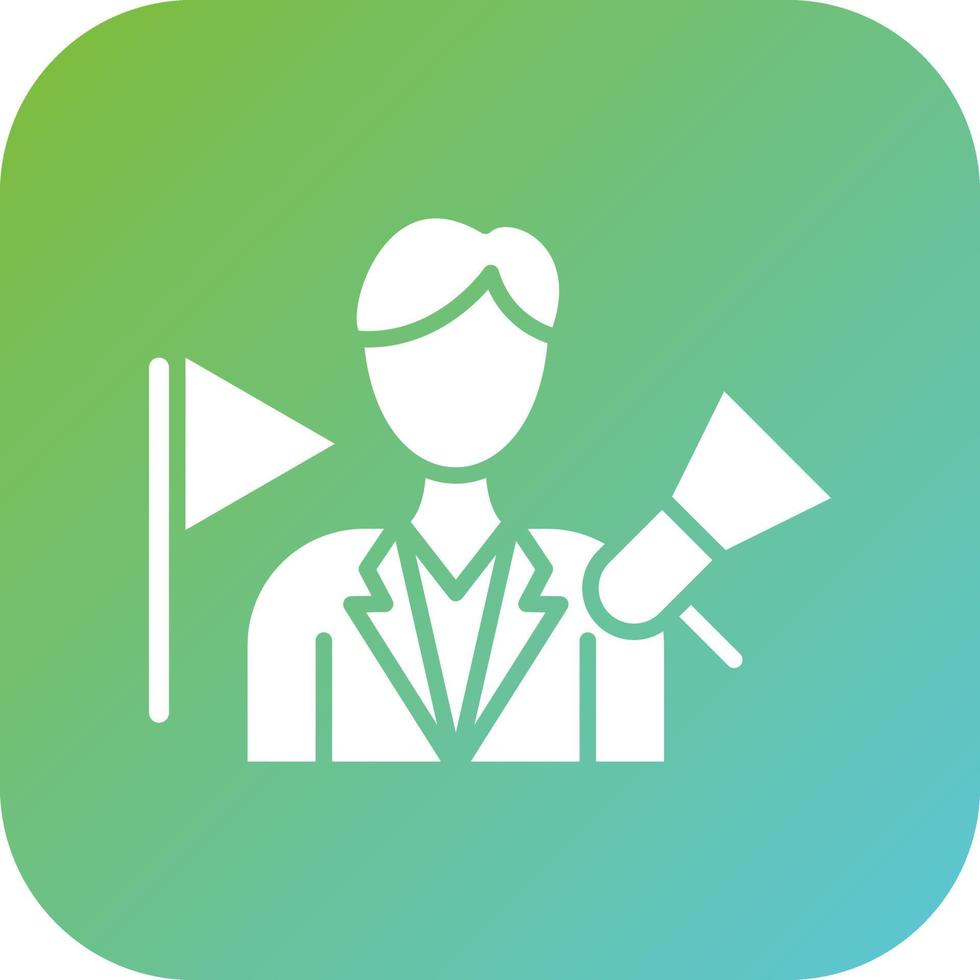 Tour Guide Vector Icon Style