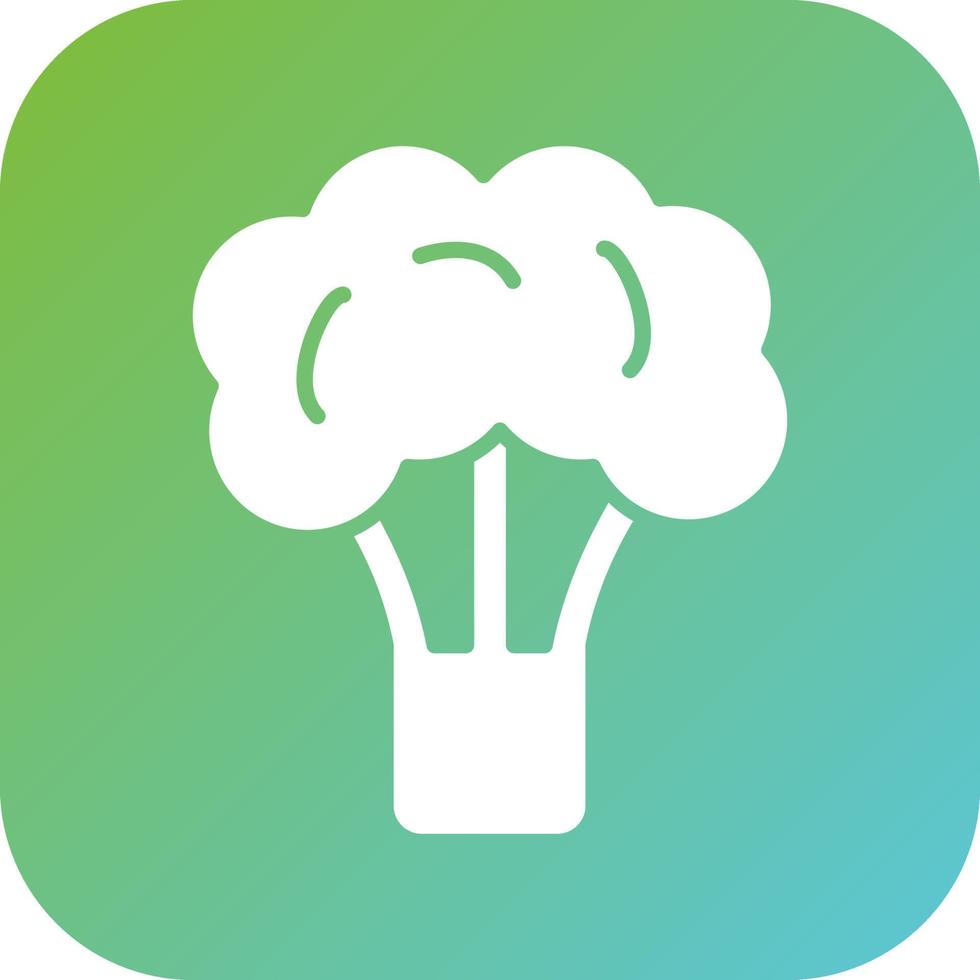 Broccoli Vector Icon Style