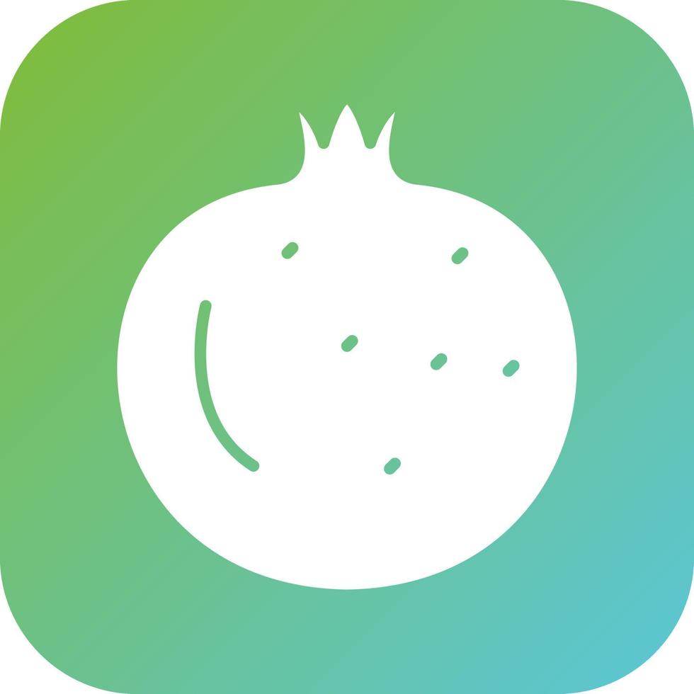 Pomegranate Vector Icon Style
