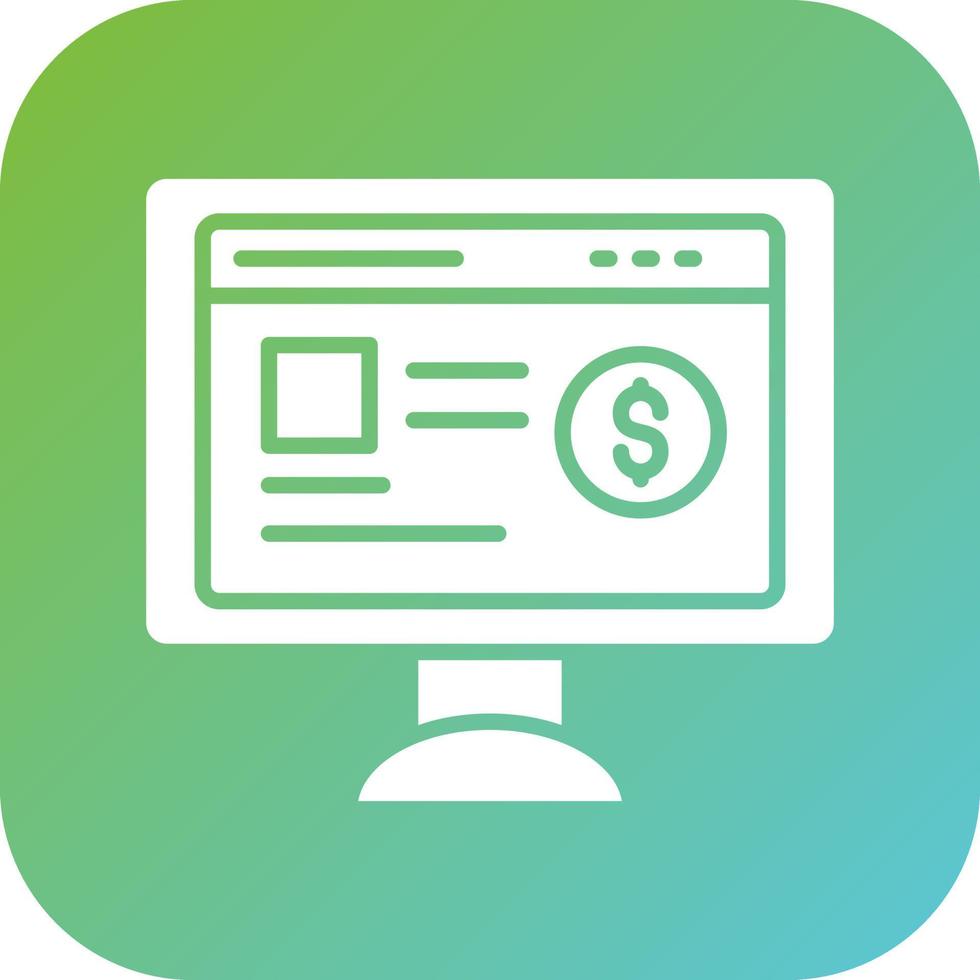 Crowdfunding Portal Vector Icon Style