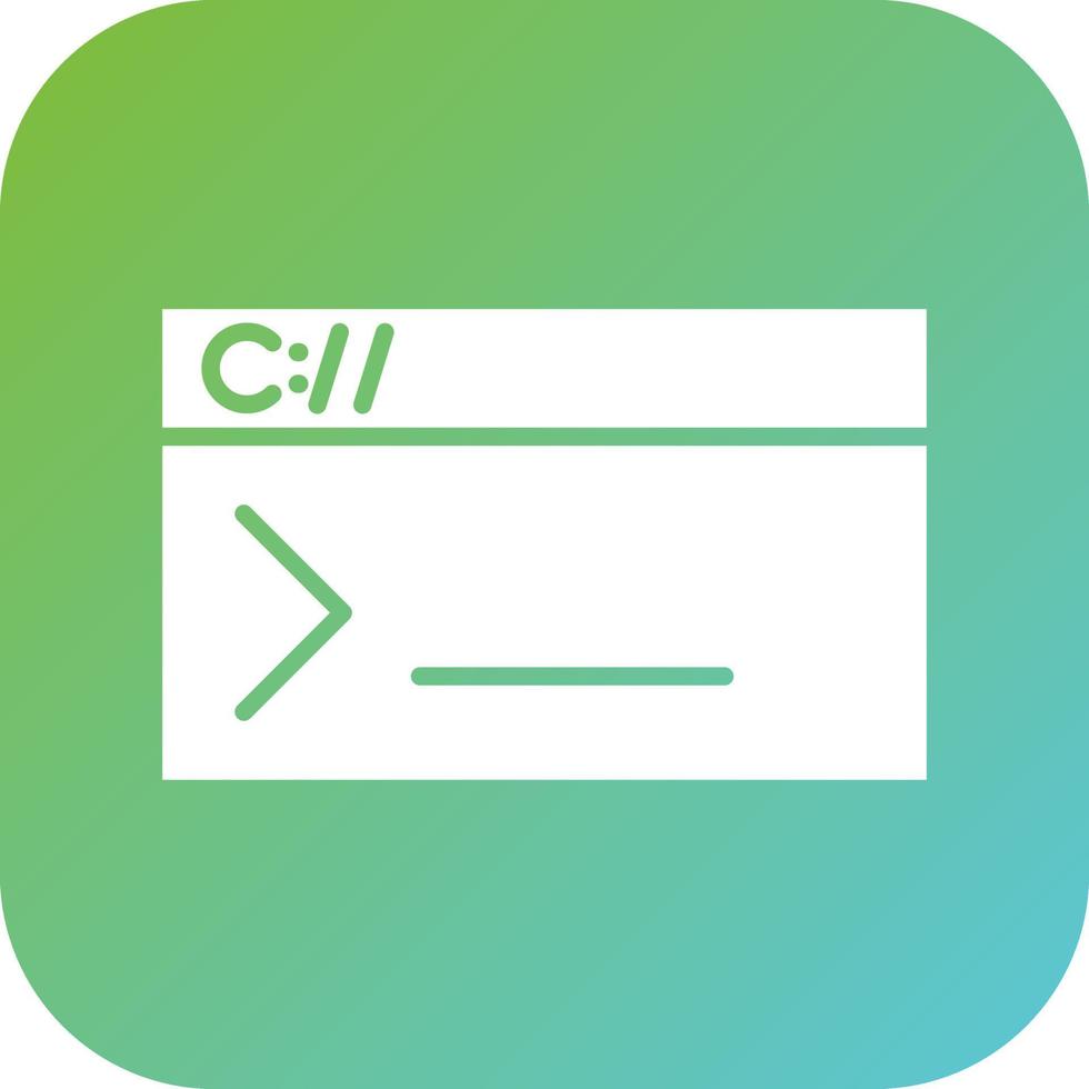 Console Command Line Vector Icon Style 22364766 Vector Art at Vecteezy