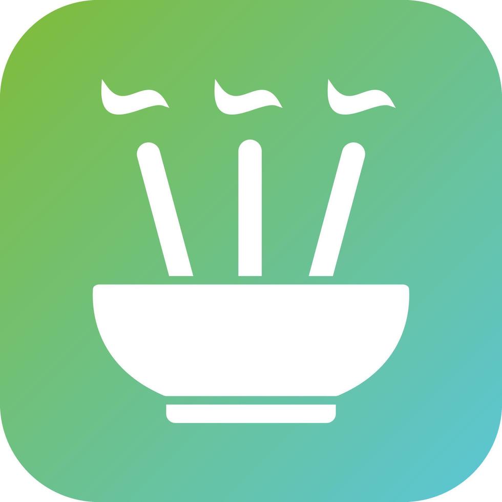 Incense Sticks Vector Icon Style