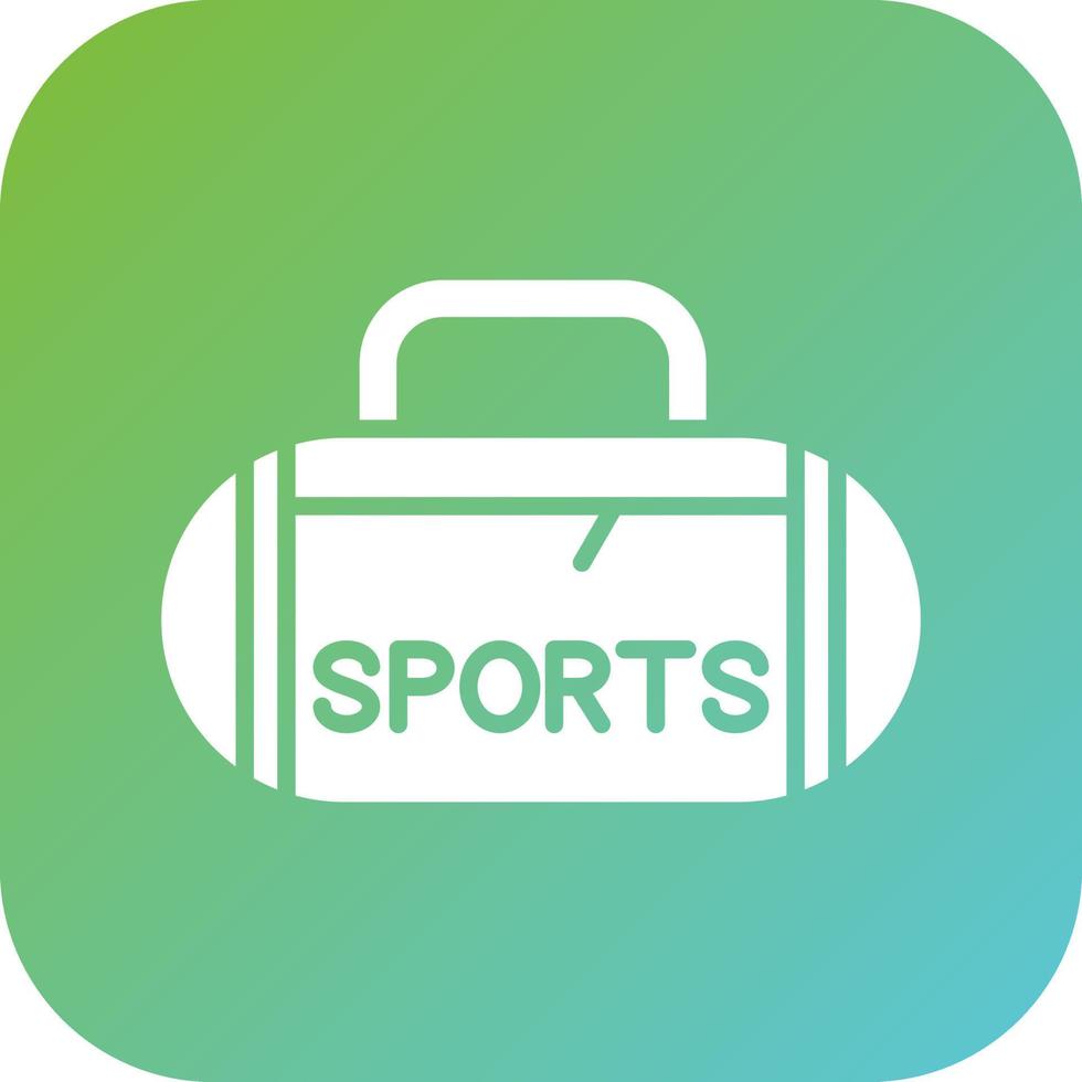 Sport Bag Vector Icon Style