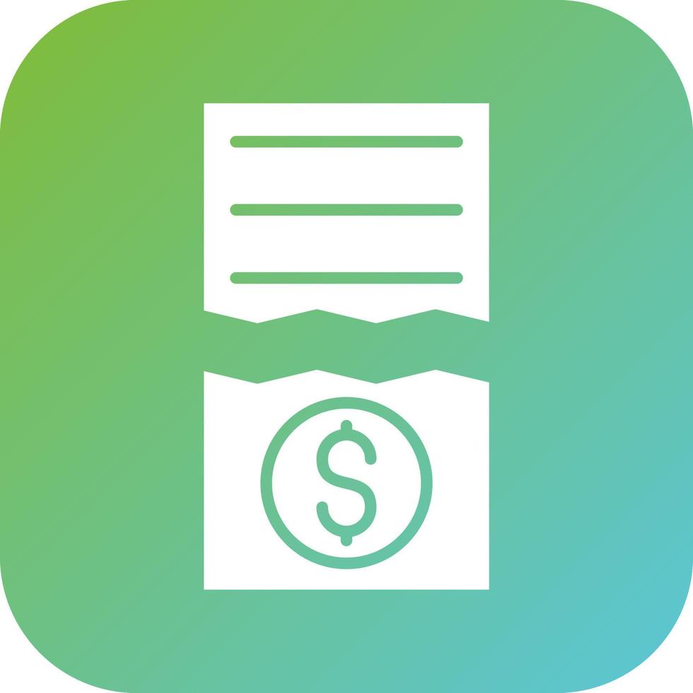 Split Bills Vector Icon Style