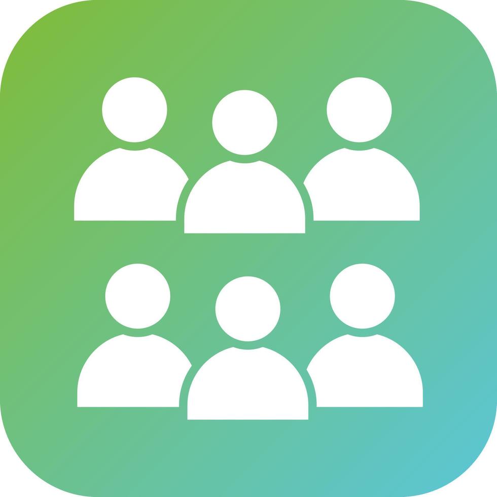 Small Group Vector Icon Style