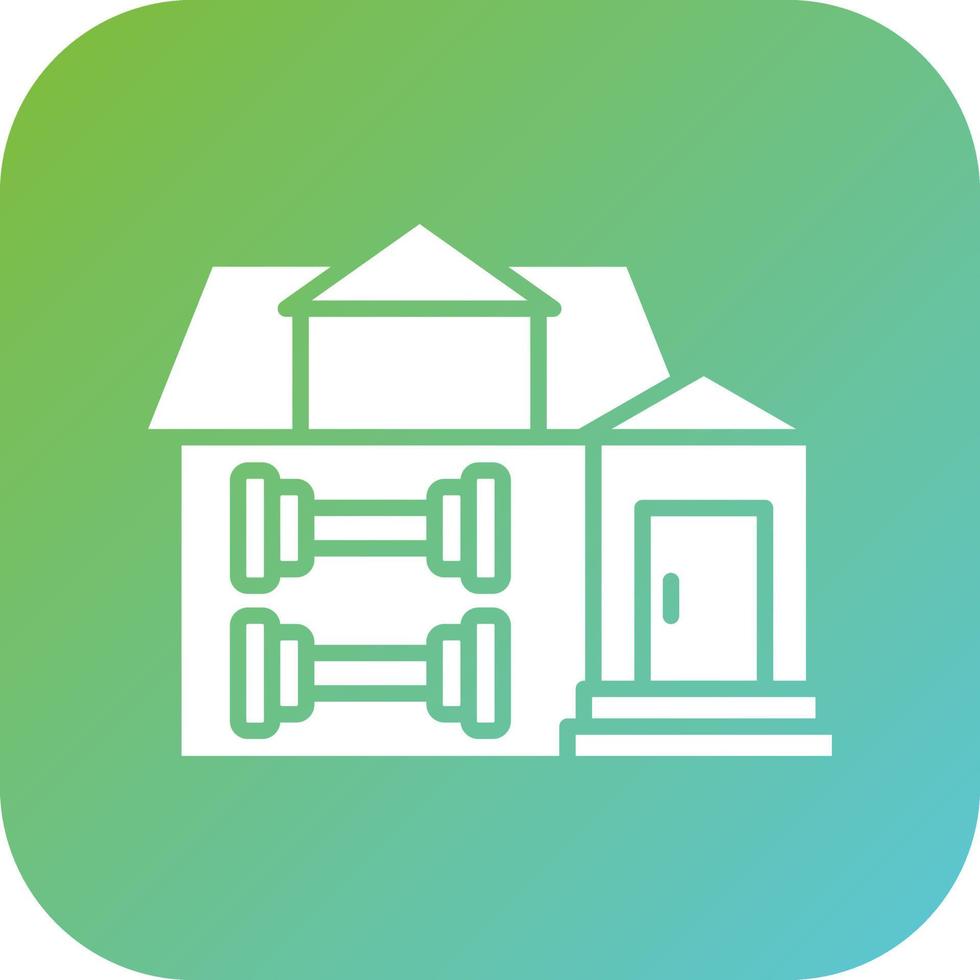 Home Workout Vector Icon Style