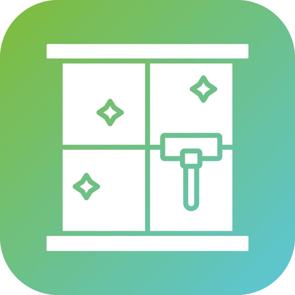 Window Cleaning Vector Icon Style