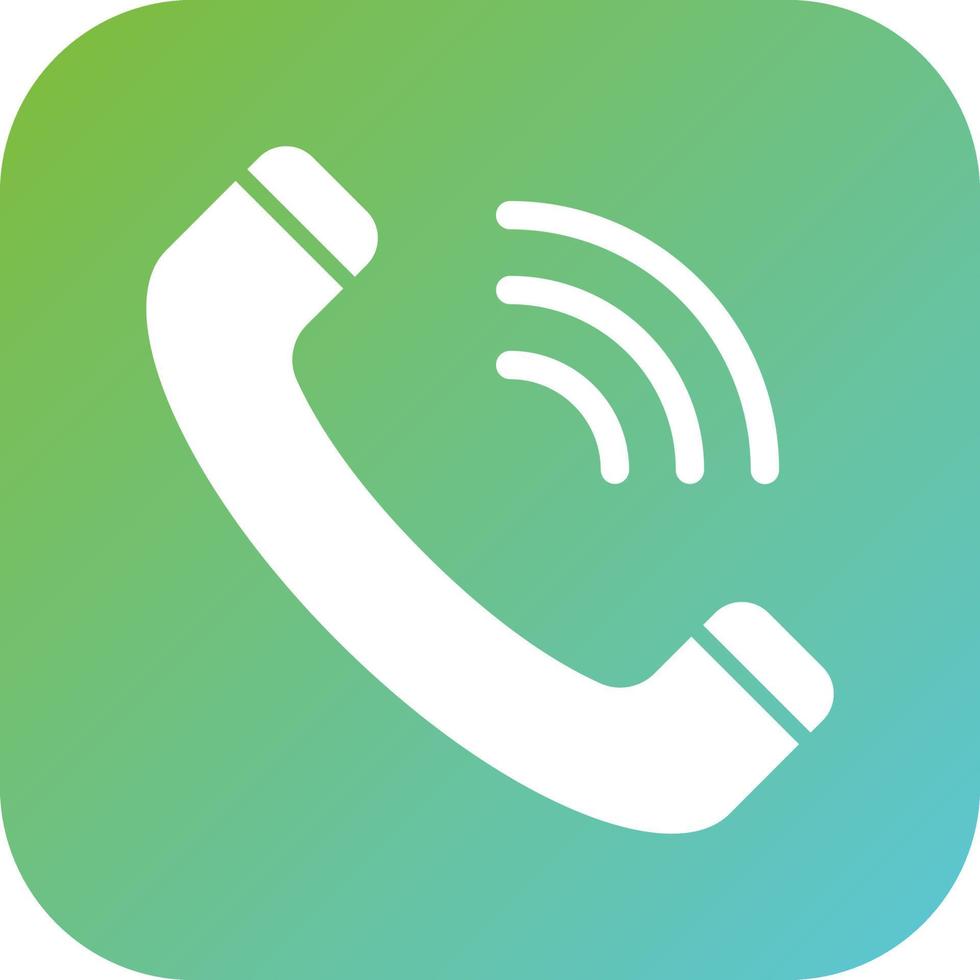 Phone Call Vector Icon Style