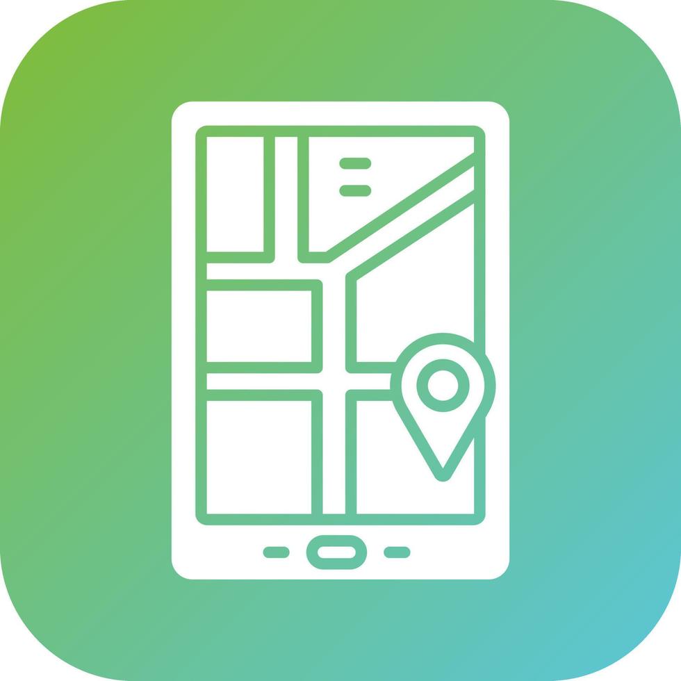 GPS Device Vector Icon Style