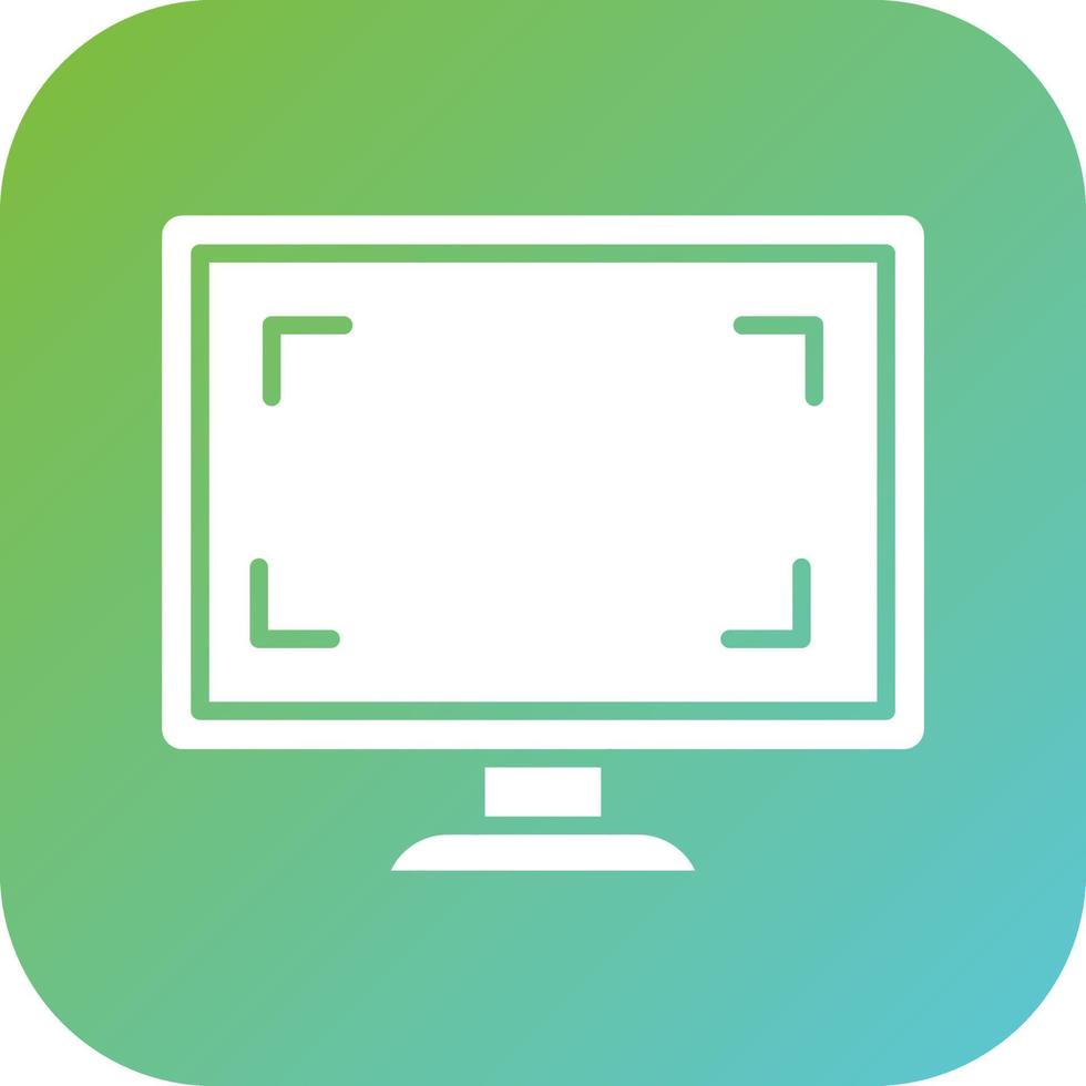 monitor vector icono estilo