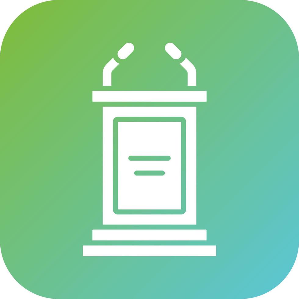 Bully Pulpit Vector Icon Style