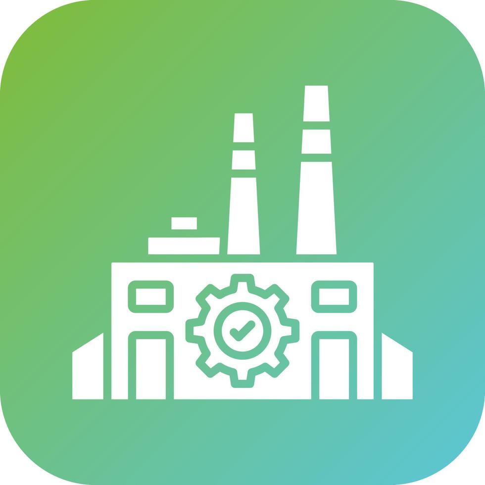 Focused Factory Producti Vector Icon Style