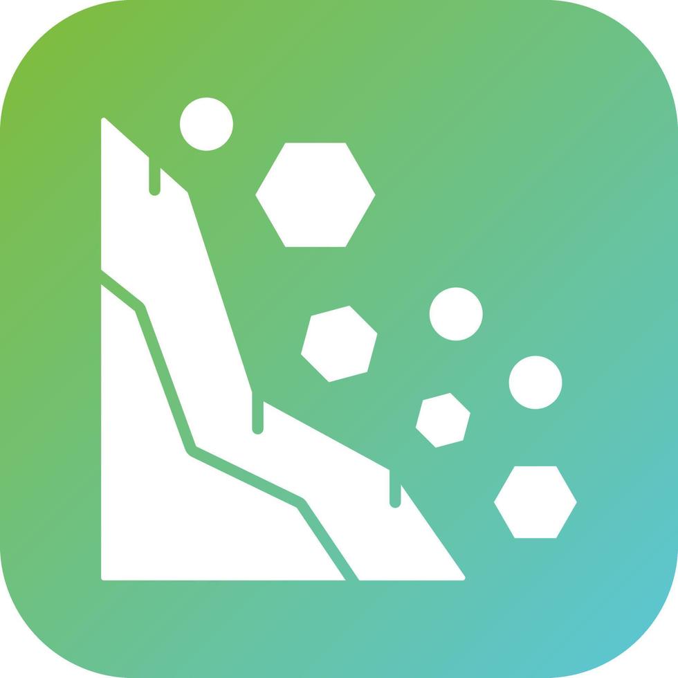 Landslide Vector Icon Style